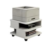 Support d'imprimante sous bureau avec roulettes roulantes - Chariot de rangement multifonction pour bureau et espace de travail