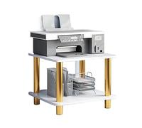 Support d'imprimante, support d'imprimante, bureau, moniteur Pc, étagère surélevée, bureau, espace de rangement multicouche, support de routeur, étagère de bureau, demi-C-60X30X52cm
