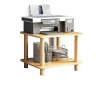 Support d'imprimante, support d'imprimante, bureau, moniteur Pc, étagère surélevée, bureau, espace de rangement multicouche, support de routeur, étagère de bureau, demi-B-80X40X52cm