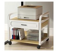 Support d'imprimante Support d'imprimante Support d'impression de bureau Support d'imprimante, chariot d'imprimante à 3 niveaux avec rangement, chariot de rangement sous le bureau sur roulettes p