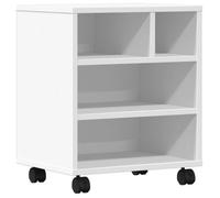 Support d'imprimante table meuble bureau avec roulettes 41 x 32 x 48 cm blanc 02_0044746