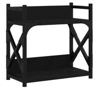 Support d'imprimante - - 2 niveaux - Bois stratifié - Métal - Noir 40x20x40 cm