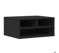 Support d'imprimante - vidaXL - 840591 - Bois d'ingénierie - Noir - 49x40x22,5 cm