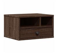 Support d'imprimante - vidaXL - Chêne marron - Bois d'ingénierie - 40x32x22,5 cm - Multifonctionnel