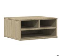 Support d'imprimante - vidaXL - Chêne Sonoma - Bois d'ingénierie - 49x40x22,5 cm - Organisateur multifonctionnel