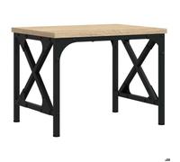 Support d'imprimante - - Chêne Sonoma - Bois reconstitué - 40x30x31 cm - Métal