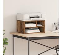 Support D'imprimante Vidaxl En Bois Ancien 40x32x22,5 Cm En Bois Reconstitué