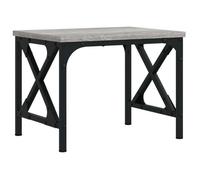 vidaXL Support d'imprimante et organisateur de dossiers – Pieds réglables – Sonoma gris