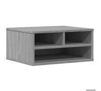 Support d'imprimante - vidaXL - Sonoma gris - Bois d'ingénierie - 49x40x22,5cm - Multifonctionnel