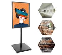 Support d'information A1, réglable en hauteur, support d'affiche, support d'affichage, support de présentation, support publicitaire, support pour centres commerciaux, supermarchés, restaurants