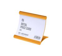 Support d'information de bureau multifonction en alliage d'aluminium pour une communication visuelle efficace, design moderne, porte-carte de nom, support d'informations de bureau
