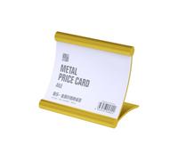Support d'informations de bureau multifonction en alliage d'aluminium pour une communication visuelle efficace, design moderne, porte-carte de nom, support de panneau