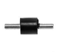 Support d'isolateur de vibrations en caoutchouc pour filetage métrique M5 M6 - Amortisseur de bobine anti-vibrations avec équipement de construction en métal galvanisé et caoutchouc - Absorption des