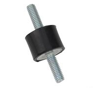 Support d'isolateur de vibrations en caoutchouc pour M5 M6 avec métal galvanisé, amortisseur anti-vibrations pour équipements, générateurs, compresseurs d'air (M6 x 18 mm (20 mm x 15 mm)