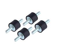 Support D'isolateur en Caoutchouc M6, Supports en Caoutchouc Pompe de Compresseur d'air Support en Caoutchouc Anti-Vibration Amortisseur de Choc M6 20 * 15 Bobines en Caoutchouc