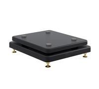 Support d'isolation pour Caisson de Basses de Monitoring Studio - Conception à 2 Niveaux, Base de 35 cm x 35 cm pour Une qualité sonore et Une stabilité optimales, idéal pour Les audiophiles