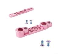 Support Disque CNC Aluminium Vélo Route 140-160mm | Design haute résistance, maintient la sous stress, pour les descents intenses, durable(pink)