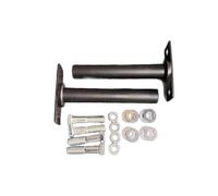 Support Disques pour Squat Rack | Finition Mate Noire, Structure En Métal Robuste, Support Poids pour Cage Musculation, salle d'entraînement