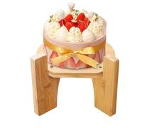 Support Distributeur De Boissons Bois,Support Distributeur De Boissons En Bois,Support pour distributeurs de boissons en verre | Support en bois porte-boisson en verre support de cruche d'eau rond