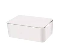 Support distributeur de lingettes pour bébé, étui à lingettes pour bébé, support de pour garder les fraîches, récipient facile à ouvrir et fermer (blanc)