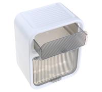 Support distributeur de papier hygiénique pour salle de bain avec tiroir