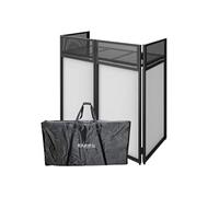Support DJ pliable - Ibiza DS30 - Avec étagère pour poser les appareils - 1110 x 520 x 1050mm - sac de transport