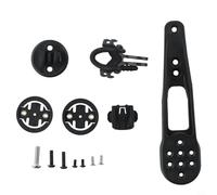 Support d'ordinateur de guidon de vélo de route compatible avec Canyon-H31 CP10 CP20, Garmin, Bryton, support de vélo en nylon noir avec bases, support léger et bande en caoutchouc pour électronique