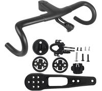 Support d'ordinateur de guidon de vélo de route, support réglable pour ordinateur de vélo, compatible avec Garmin/Bryton/Cateye, couleur noire