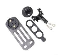 Support d'ordinateur de vélo avec design en fibre de carbone, compatible avec les guidons DEDA et TOSEEK pour Garmin