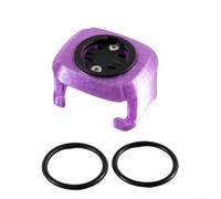 Support d'ordinateur de vélo Brompton ABS sécurisé pour Brompton | Écrou sécurisé et fixation de sangle, design anti-vibration, s'adapte au guidon, données de conduite stables