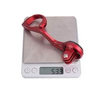 Support d'ordinateur de vélo CNC en Alliage d'aluminium, Support d'ordinateur pour caméra de Sport Bryton Cateye, Support de lumière pour Guidon de 31,8 mm 25,4 mm, Noir Rouge