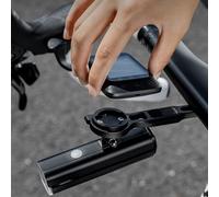 Support d'ordinateur de vélo, compatible avec Garmin Bryton et GoPro, support d'extension PA haute résistance pour guidon intégré, noir