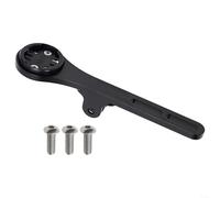 Support d'ordinateur de vélo compatible avec Garmin et Wahoo avec supports pour caméras et support d'éclairage avant (pour Garmin)