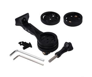 Support d'ordinateur de vélo de route pour Garmin Bryton pour appareils GPS Cateye conçu pour Trek Madone 2023 2022 VR Emonda RSL et kit de support de caméra de sport (long)