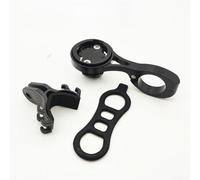 Support d'ordinateur de vélo en alliage d'aluminium pour guidon de 22,2 mm avec support de lumière, compatible avec GARMIN pour WAHOO pour BRYTON pour CATEYE GPS, accessoires de cyclisme, noir (C)