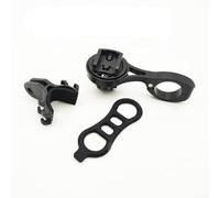 Support d'ordinateur de vélo en alliage d'aluminium pour guidon de 22,2 mm compatible avec Garmin/Wahoo/Bryton, comprend une pince légère et un élastique pour une fixation stable (D)