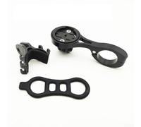 Support d'ordinateur de vélo en alliage d'aluminium pour guidon de 22,2 mm compatible avec Garmin/Wahoo/Bryton, comprend une pince légère et un élastique pour une fixation stable (B)