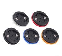 Support d'ordinateur de vélo en aluminium compatible avec Garmin Bryton et Wahoo avec positionnement réglable et adaptateur en nylon pour une fixation sûre