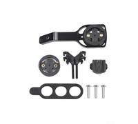 Support d'ordinateur de vélo en aluminium pour Garmin, Cateye, Bryton sur guidon noir, ne pèse que 43 g