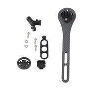 Support d'ordinateur de vélo en Fiber de carbone, support de tige de guidon de vélo multifonctionnel pour Blackbird Series, accessoires de cyclisme, noir 16,3x4x2,8 cm (Applicable à Garmin)