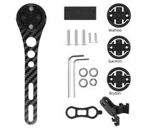 Support d'ordinateur de vélo en fibre de carbone pour Garmin, Wahoo, Bryton