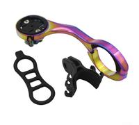 Support d'ordinateur de vélo pour Garmin Edge 1000 820 520 pour Bryton R530 pour Wahoo, extension de guidon en alliage d'aluminium avec ruban adhésif, coloré (pour Garmin)