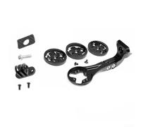 Support d'ordinateur de vélo pour Trek Madone Slr7 9, compatible avec Garmin pour Wahoo pour Bryton Gps, support pour caméra de sport, support ABS noir avec matériel (court)