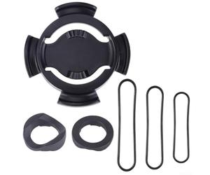 Support d'ordinateur de vélo, support de guidon pour Polar V650/M450/M460, support GPS de vélo en plastique avec 3 sangles, installation sans outil pour route et montagne