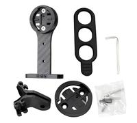 Support d'ordinateur de vélo T800 en fibre de carbone, compatible avec Garmin et Bryton, avec adaptateur GoPro et clip de lampe, support de potence léger pour vélo de montagne et de route