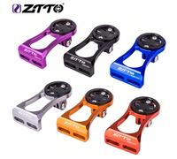 Support d'ordinateur de vélo ZTTO pour Garmin, Cateye, Bryton, GPS, caméra GoPro, support de lumière. Extension de guidon pour vélo de route noir,rouge,bleu,or,Violet,couleur,couleur titane,couleur or