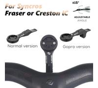 Support d'ordinateur en alliage d'aluminium pour Syncros Fraser ou Creston iC cockpits, support d'ordinateur Gopro/Garmin/Bryton/Wahoo Gopro version