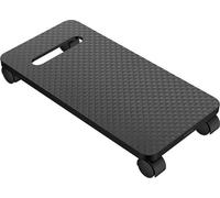 Support d'ordinateur mobile, à roulettes (noir), jusqu'à 20 kg