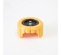 Support d'ordinateur pliable en plastique pour vélos Dahon à utiliser avec des ordinateurs de vélo, caméras d'action et smartphones (jaune)