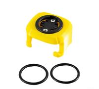 Support d'ordinateur pliable pour vélo Brompton compatible avec les appareils Garmin Bryton Mio Matériau ABS robuste Sangle élastique Installation claire Design Orange (jaune)